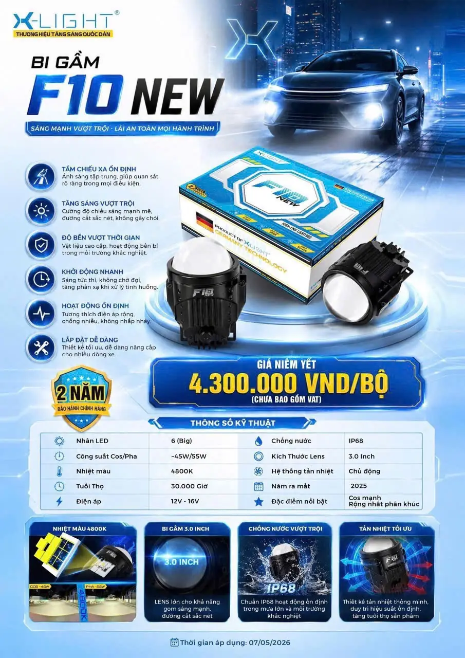 BI GẦM F10 NEW
